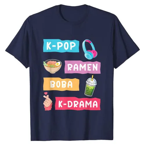 ファンのためのk-popグラフィックTシャツ,韓国のドラムト - Lifestyle Korean Drama のレビューと価格