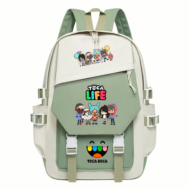 Toca Life World プリントバックパック子供スク - Korean Girls Lifestyle のレビューと価格