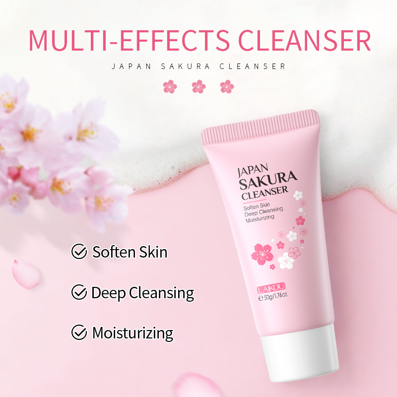 日本さくらフェイシャルクリーナー韓国顔血清角質除去ピーリング - Korean Skincare Routine のレビューと価格