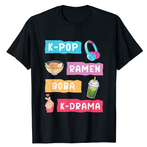 韓国のファン向けのK-popスタイルのTシャツ,ドラクマとk - Lifestyle Korean Drama のレビューと価格